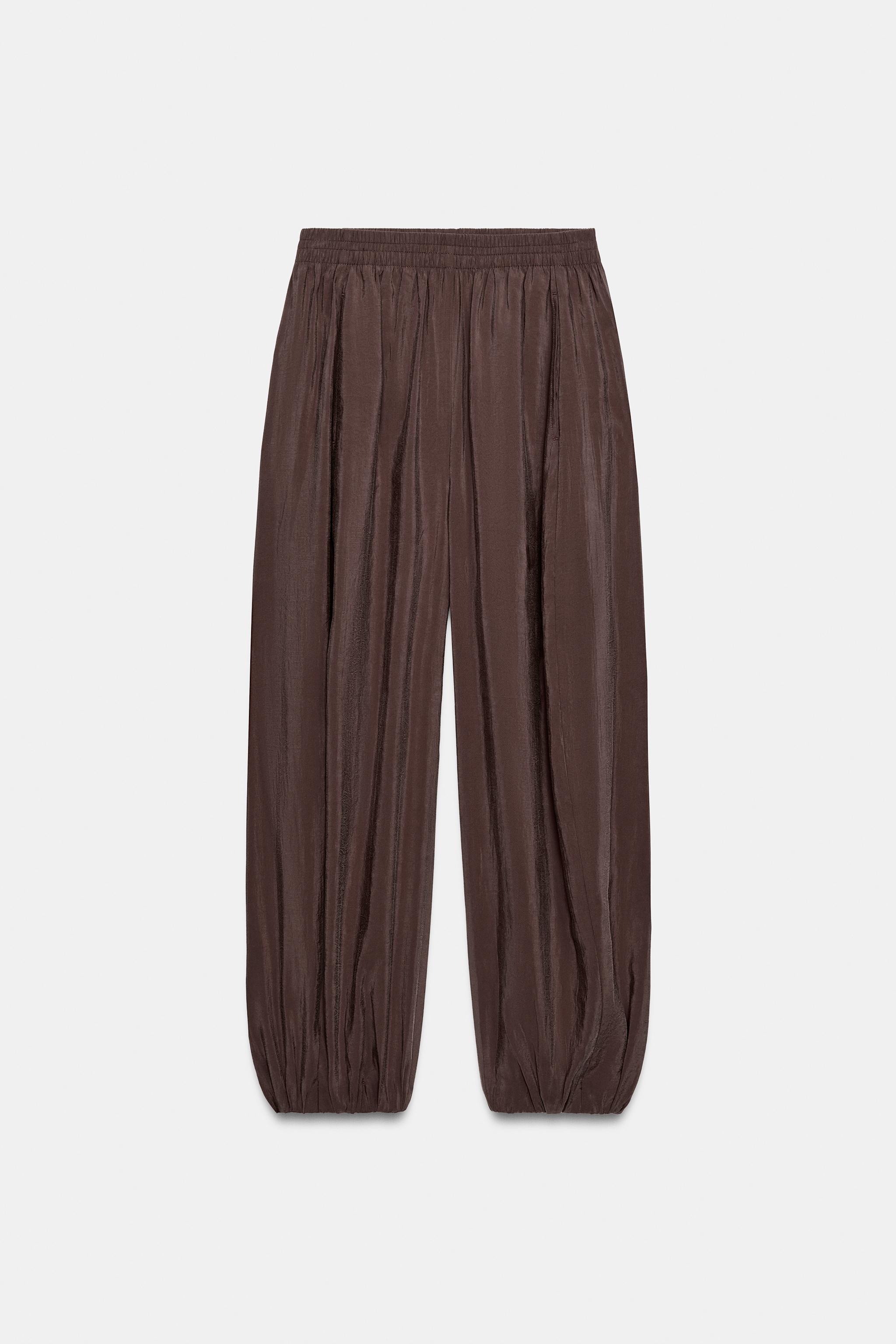 PANTALON BOUFFANT À TAILLE ÉLASTIQUE